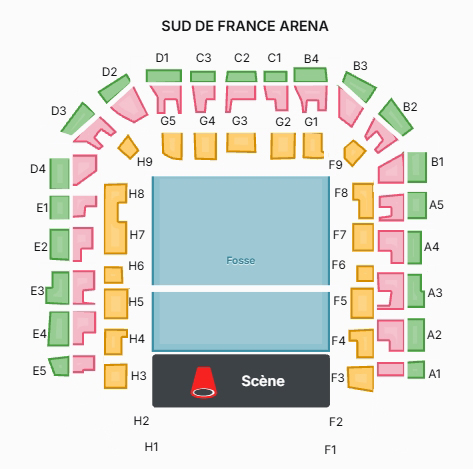 Plan de la salle