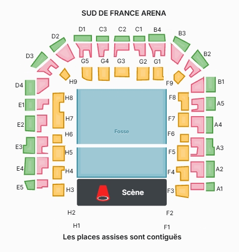 Plan de la salle